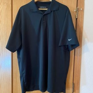Men’s Black Nike Dri-Fit Performance Polo XXL